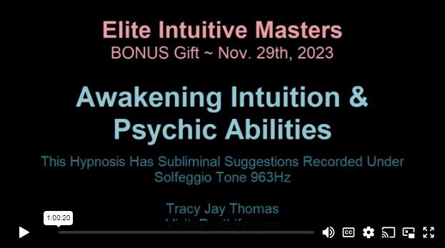 Suggestions For Awakening Intuition & Psychic Abilities. Self Hypnosys With 963 Hz Solfeggio | 60 MinutesN